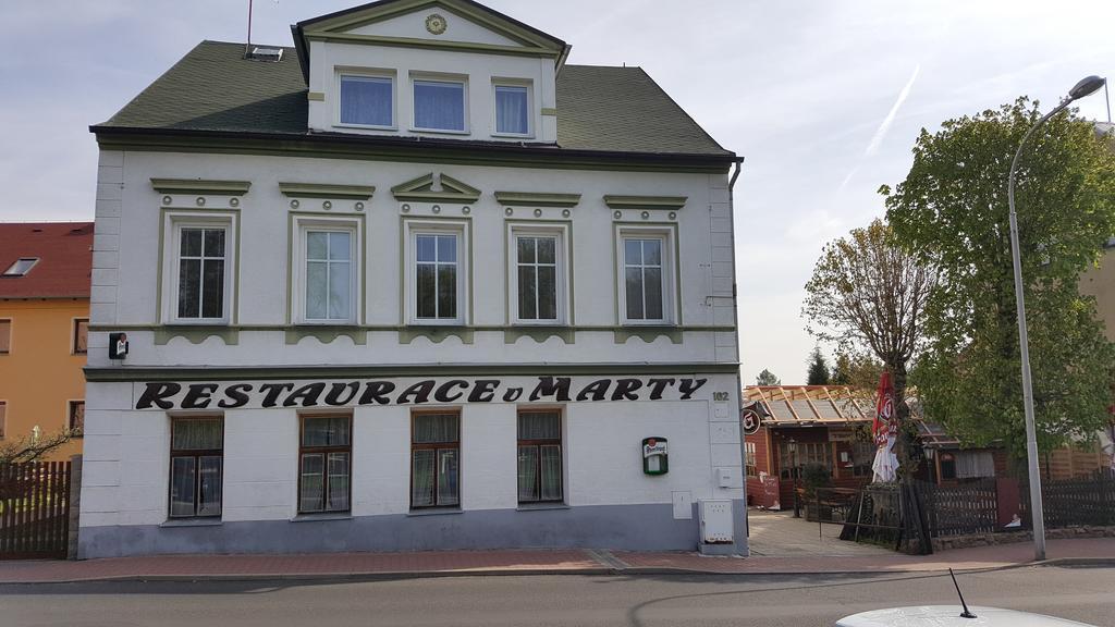Restaurace U Marty Hotel Dubí Kültér fotó